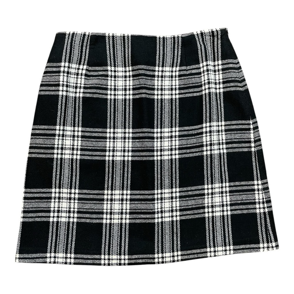 Vintage Paul Harris Plaid Wool Mini Skirt